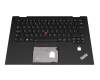 Tastatur inkl. Topcase UK (englisch) schwarz/schwarz mit Backlight und Mouse-Stick original für Lenovo ThinkPad X1 Yoga 2nd Gen (20JD/20JE/20JF/20JG)