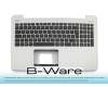 Tastatur inkl. Topcase DE (deutsch) schwarz/silber original B-Ware für Asus X555UB