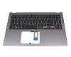 Tastatur inkl. Topcase DE (deutsch) schwarz/grau original für Asus VivoBook 15 X512FL