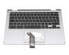 Tastatur inkl. Topcase DE (deutsch) schwarz/silber original für Acer Chromebook Spin 513 (CP513-1H)