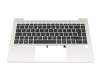 N45428-041 Original HP Tastatur inkl. Topcase DE (deutsch) schwarz/silber mit Backlight