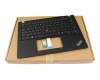 Tastatur inkl. Topcase DE (deutsch) schwarz/schwarz mit Backlight und Mouse-Stick original für Lenovo ThinkPad T14s G4 (21F6/21F7)