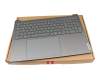 5CB1N62229 Original Lenovo Tastatur inkl. Topcase DE (deutsch) grau/grau mit Backlight