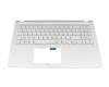 90NB0TY2-R35GE1 Original Asus Tastatur inkl. Topcase DE (deutsch) silber/silber