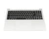 Tastatur inkl. Topcase DE (deutsch) schwarz/silber original für Acer Swift Lite 16 (SFL16-31P)