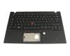 102-18F86LHC01C Original Lenovo Tastatur inkl. Topcase FR (französisch) schwarz/schwarz mit Backlight und Mouse-Stick