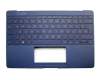 13N0-UWA0311 Original Asus Tastatur inkl. Topcase DE (deutsch) blau mit Backlight