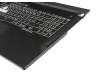 13N1-9BA0901 Original Asus Tastatur inkl. Topcase DE (deutsch) schwarz/schwarz mit Backlight - ohne Keystone-Schacht -