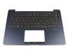 13NB0EC2AM0511 Original Asus Tastatur inkl. Topcase DE (deutsch) schwarz/blau mit Backlight