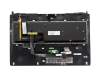 1417000464M Original Asus Tastatur inkl. Topcase FR (französisch) schwarz/schwarz mit Backlight