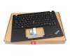 18293854 Original Lenovo Tastatur inkl. Topcase CH (schweiz) schwarz/schwarz mit Backlight und Mouse-Stick