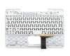 1KAHZZF000T Original Asus Tastatur inkl. Topcase FR (französisch) schwarz/weiß