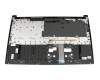 1KAJZZG061P Original Acer Tastatur inkl. Topcase DE (deutsch) schwarz/grau mit Backlight