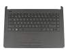 2B-AB208Q110 Original HP Tastatur inkl. Topcase DE (deutsch) schwarz/schwarz Masche