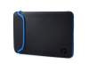Schutzhülle (schwarz/blau) für 15.6" Geräte original für HP ProBook 655 G2