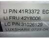 42Y8006 Lenovo CABLE FRU Rear USB