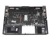 439.0GY01.0003 Original Acer Tastatur inkl. Topcase DE (deutsch) schwarz/transparent/schwarz mit Backlight