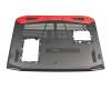 Gehäuse Unterseite schwarz-rot original für Acer Predator Helios 300 (PH317-51)