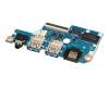 55.QB9N2.001 Original Acer Audio/USB Platine
