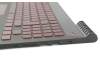 5CB0N00240 Original Lenovo Tastatur inkl. Topcase DE (deutsch) schwarz/schwarz mit Backlight