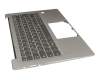 5CB0N79734 Original Lenovo Tastatur inkl. Topcase DE (deutsch) grau/silber mit Backlight