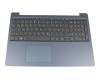 5CB0R16738 Lenovo Tastatur inkl. Topcase DE (deutsch) grau/blau