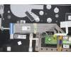 5CB0Y88689 Lenovo Gehäuseoberseite C81YH, Aluminium, Silber, mit Fingerabdrucksensor, mit beleuchteter Tastatur, Arabisch
