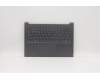 Lenovo 5CB0Z97205 C-Cover with keyboard, Czech/Slovakian, Slate Grey, Backlight, UK