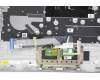 5CB1A13583 Lenovo Gehäuseoberseite C81YM, Kunststoff, Silber, ohne Fingerabdrucksensor, mit Tastaturbeleuchtung (Spanisch)