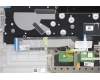 5CB1A13615 Lenovo Gehäuseoberseite C81YM, Kunststoff Silber, mit Fingerabdruckleser, Tastatur mit Hintergrundbeleuchtung, Italienisch Layout