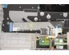 5CB1A13784 Lenovo Gehäuseoberseite C81YM, Kunststoff, Silber, mit Fingerabdruckleser, Tastatur beleuchtet (ARE-Layout)