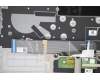 5CB1A13880 Lenovo Gehäuseoberseite C81YM, Kunststoff, Silber, ohne Fingerabdrucksensor, Tastatur ohne Hintergrundbeleuchtung, US International