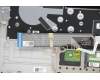 5CB1A13920 Lenovo Gehäuseoberseite C81YM, Plastik, Silber, mit Fingerabdruckleser, Hintergrundbeleuchtete Tastatur (US-Layout)