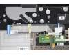 5CB1A14020 Lenovo Gehäuseoberseite C81YM Kunststoff Silber mit Fingerabdrucksensor, Hintergrundbeleuchtete Tastatur, Koreanisch