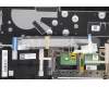 5CB1A14043 Lenovo Gehäuseoberseite C81YM Aluminium Schwarz mit Fingerabdrucksensor, Hintergrundbeleuchtete Tastatur, Arabisch-Französisch