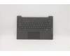 5CB1A14061 Lenovo Gehäuseoberseite C81YM Kunststoff Schwarz ohne Fingerabdrucksensor, Hintergrundbeleuchtete Tastatur, Spanisch