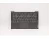 5CB1A14069 Lenovo Gehäuseoberseite C81YM Aluminium Schwarz mit Fingerabdrucksensor, Hintergrundbeleuchtete Tastatur, Thailändisch