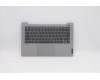 5CB1A14177 Lenovo Gehäuseoberseite C81YM Plastik Silber mit Fingerabdrucksensor mit Tastaturbeleuchtung Deutsch
