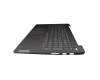 5CB1A29223 Original Lenovo Tastatur inkl. Topcase DE (deutsch) grau/grau mit Backlight Fingerprint (USB-C Ladeanschluss)
