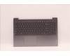 Lenovo 5CB1H77948 C-Cover with keyboard, USA English, Arctic Grey, Backlight, Fingerprint, US