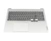 5CB1J08791 Original Lenovo Tastatur inkl. Topcase DE (deutsch) schwarz/silber mit Backlight
