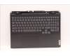 Lenovo 5CB1J09596 C-Cover with keyboard, German, Black, RGB Backlight, UK