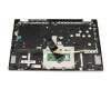 5CB1J10024 Original Lenovo Tastatur inkl. Topcase DE (deutsch) schwarz/grau mit Backlight
