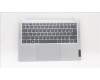 Lenovo 5CB1L10854 C-Cover with keyboard, German, Cloud Grey, Backlight, Non-Fingerprint, UK