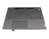 5CB1L68942 Original Lenovo Tastatur inkl. Topcase DE (deutsch) grau/grau mit Backlight
