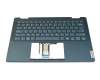 5CB1P00299 Original Lenovo Tastatur inkl. Topcase UK (englisch) blau/blau mit Backlight
