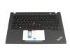 5M11H25903 Original Lenovo Tastatur inkl. Topcase DE (deutsch) schwarz/schwarz mit Backlight und Mouse-Stick