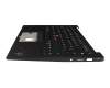 5M11K07692 Original Lenovo Tastatur inkl. Topcase DE (deutsch) schwarz/schwarz mit Backlight und Mouse-Stick