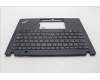 Lenovo 5M11L85862 C-Cover with keyboard, Arabic, Black, Backlight, US