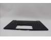 Lenovo 5M11N61127 C-Cover with keyboard, US English Euro, Deep Black, FingerPrint Reader, WLAN, US